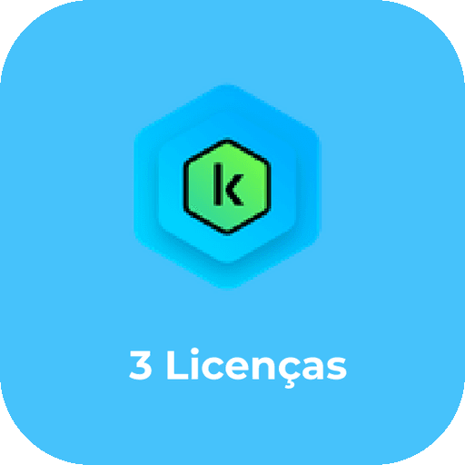 Logo Kaspersky 3 Licenças